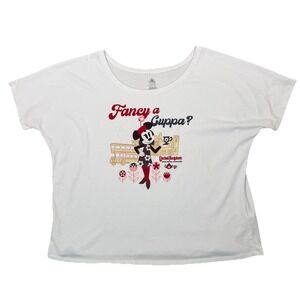 Disney World Epcot Minnie Mouse Shirt Womens‎ XXL World Showcase United Kingdom